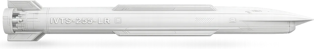 Invictus munition, side view render